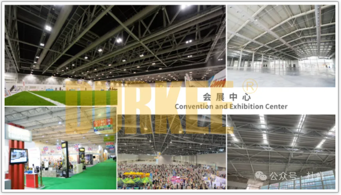 xc sports柔性风管利用在会展中心